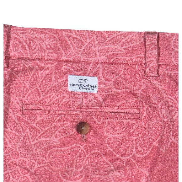 Vineyard Vines Shorts Mens Sz 40 Pink Floral Breaker Short 9 in Inseam Tropical - Picture 5 of 10
